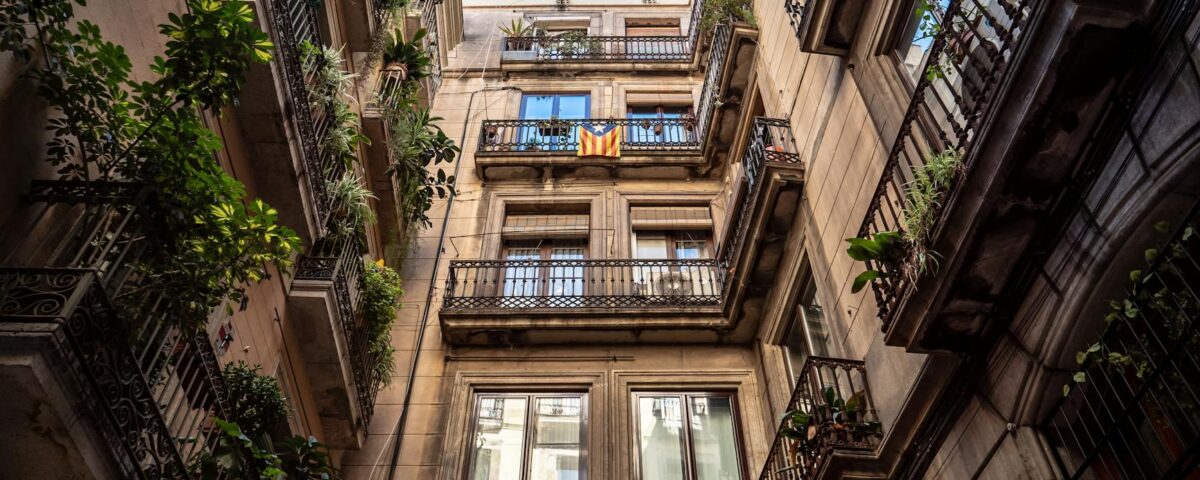 low angle photography of brown building