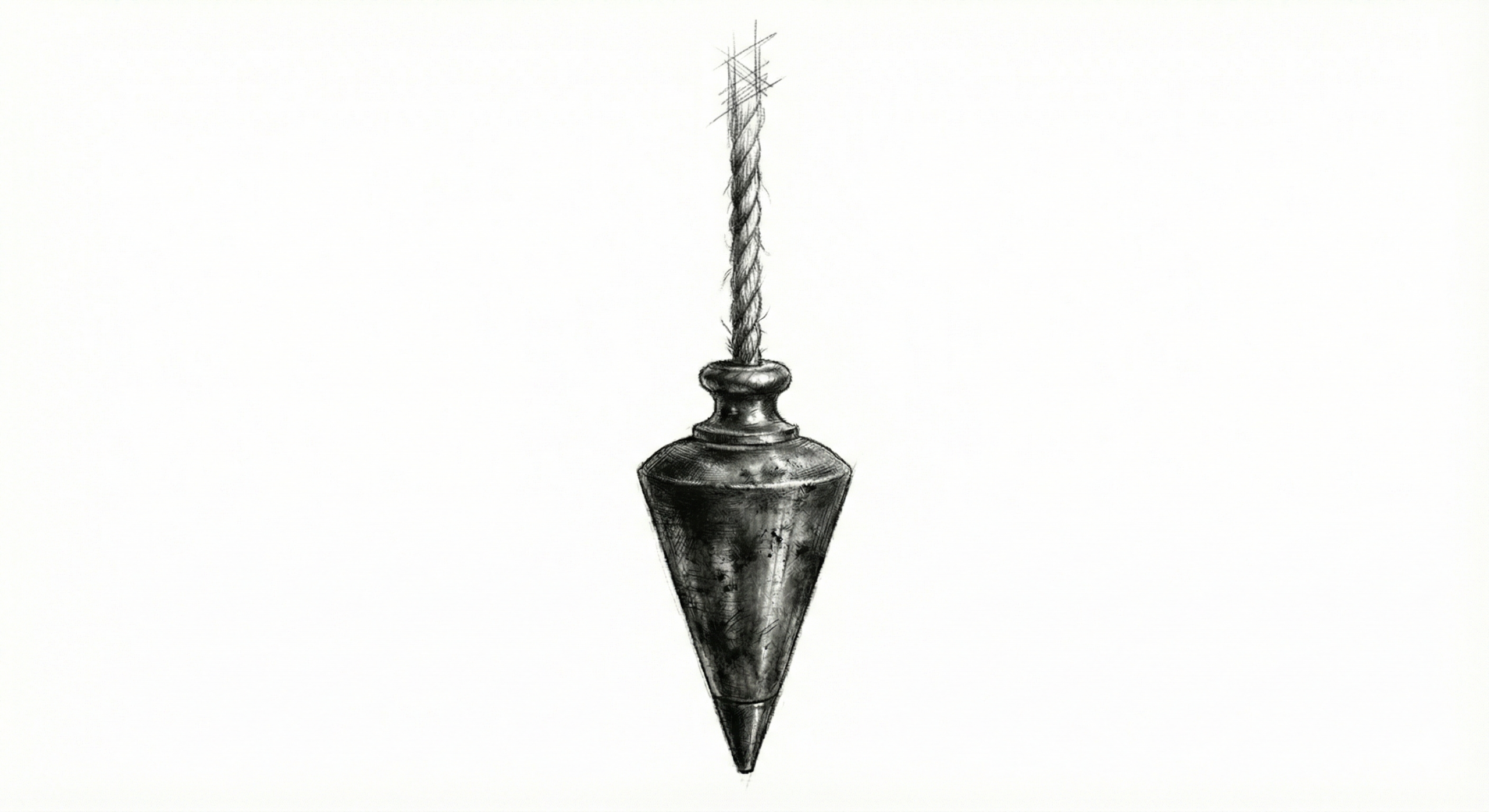 a plumb line
